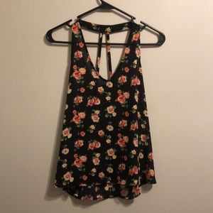 Floral summer tank top